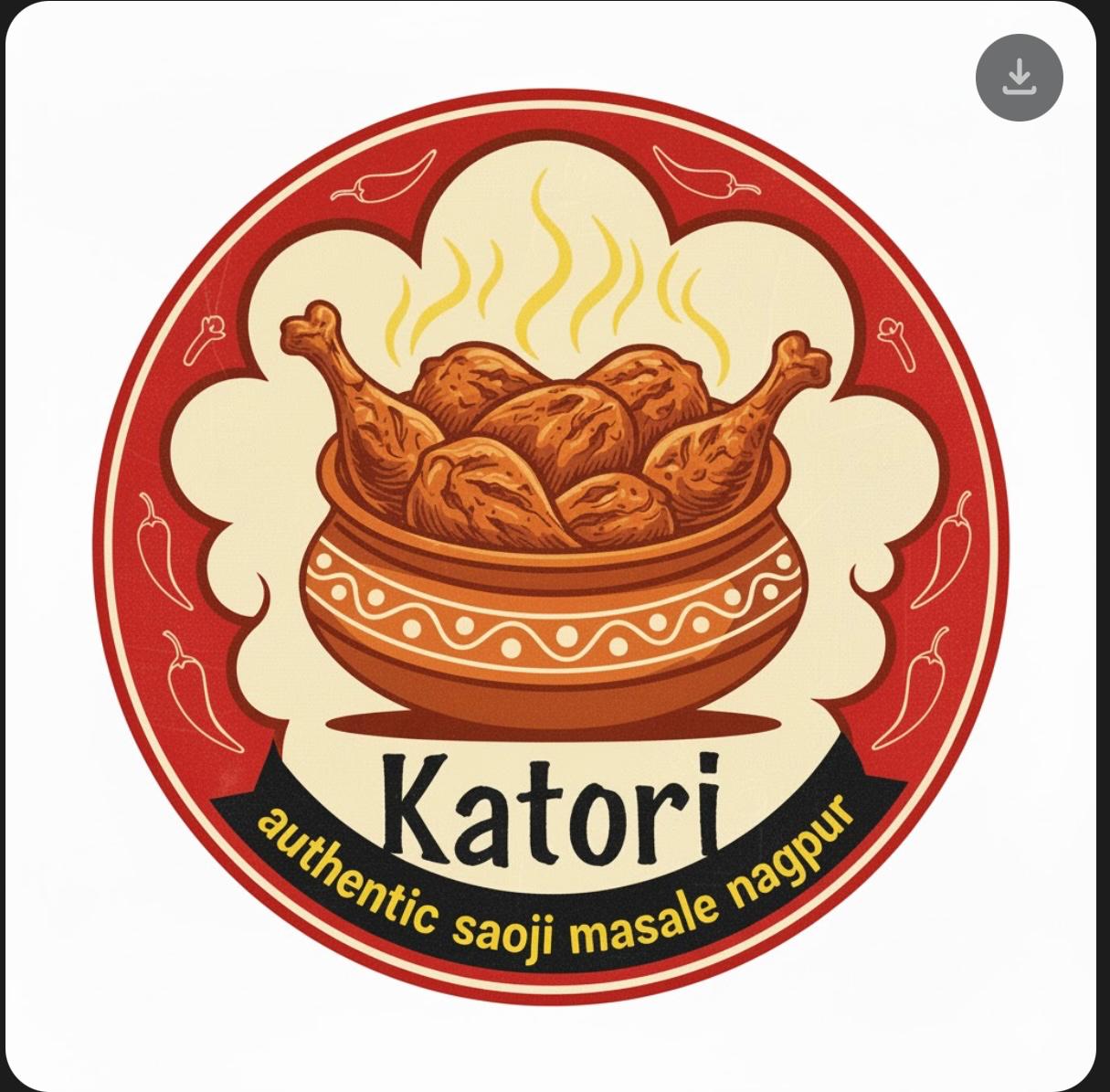 Katori - authentic Saoji masale logo